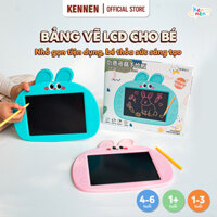 Bảng vẽ tự xóa LCD - bảng viết đổi màu thông minh hình thỏ dễ thương Kennen - đồ chơi giáo dục