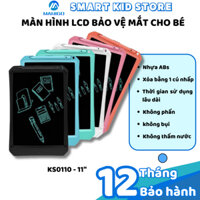 Bảng vẽ tự xoá thông minh đa sắc Manigo KS0110 11inch màn hình LCD chống bức xạ ánh sáng an toàn cho bé BH 1 năm