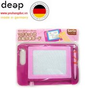 Bảng vẽ tự xóa thông minh 14x21x1.5cm (Nhiều màu) DEEP12