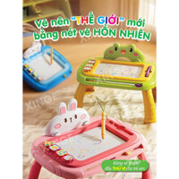 Bảng vẽ tự xóa thông minh XINGE cho bé, thúc đẩy tư duy, có chân từ tính, nam châm an toàn không mùi | Gấu Thỏ House