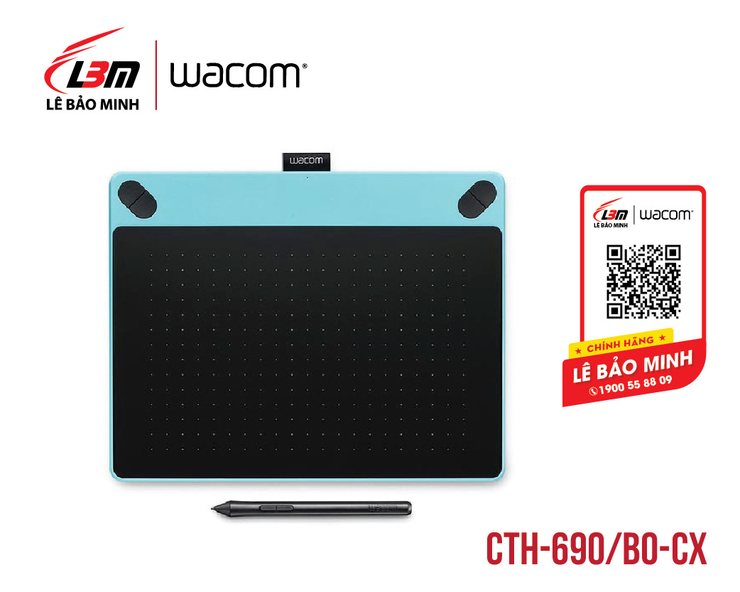 Bảng vẽ Wacom Intuos Pen & Touch Medium CTH-690