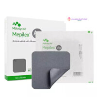 Băng vết thương kháng khuẩn dạng Foam MEPILEX AG 10x10cm, hãng Molnlycke – Thụy Điển (1 gói/1 miếng)