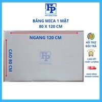 Bảng Viết Bút Lông - Bảng Treo Tường SIZE 80x120 cm  - Bảng Mica Trắng vpp hồng phát