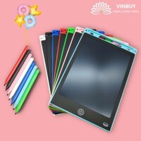 Bảng Viết Cảm Ứng Điện Tử 3D Đa Sắc Thông Minh Tự Xóa Dành Cho Bé - Bảng Vẽ Đồ Họa Bút Dạy Học Tùy chọn màu sắc - Hàng Chính Hãng - Xanh lá 8.5 INCH