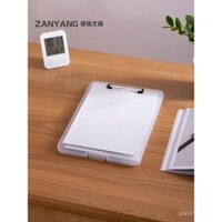 Bảng viết đa chức năng A4 có khe cắm bút, tổ chức hồ sơ trong suốt, hộp đựng tài liệu, hộp chứng chỉ gia đình, bìa hồ sơ văn phòng, đồ dùng văn phòng, giá đỡ giấy thi, bút viết