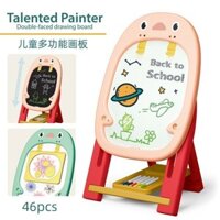 Bảng Viết Vẽ Thông Minh 2 Mặt cho bé - Bảng nam châm gấp gọn hình gà con - Đồ Chơi Cho Bé Thông Minh