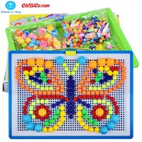 Bảng Xếp Hình Hạt Nhựa Nấm