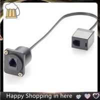 Bảng XLR / Bảng điều khiển loại D Mount Cat.3 RJ11 / RJ9 4p4c Cáp CAT3 RJ9 Đường dây điện thoại nữ sang nữ qua Jack
