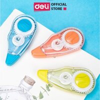 Băng xoá kéo tiện dụng 12m Deli - Phù hợp học sinh văn phòng - Xanh dươngCamXanh lá - 1 chiếc - E8137 - Xanh Lá