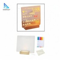 Bảng xóa khô Acrylic Đèn LED sáng cho tủ TV Phòng học văn phòng