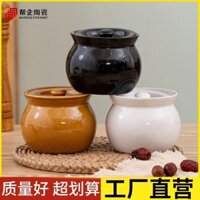Bangqi Ceramics [Nâng cấp dày] Nồi hầm sành, Nồi Nấu canh, gốm chịu nhiệt độ cao, hầm cách thủy, gia dụng 7EBE
