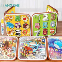 Bangshe 1 Bộ Sách Tay Cho Bé, Tranh Nước Đồ Chơi Vẽ Bận Rộn Cho Bé, Đồ Chơi Tranh Montessori Nhận Thức Sớm DIY Sách Montessori Quà Tặng Sinh Nhật