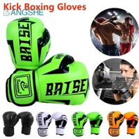 Bangshe 1 Paie of Boxing Găng tay, Găng tay tập luyện độ bền tốt 8 oz 10 oz, Da PU Độ đàn hồi cao Găng tay đục lỗ Tuổi thọ cao Welterweight Kickboxing