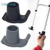 Bangshe 4 Chiếc Trượt Tuyết Người Cao Tuổi, Màu Xám Ổn Định Walker Trượt Tuyết Trượt Tuyết, Đa Năng Chống Trượt Xe Trượt Chân Miếng Lót Di Động Để Đi Bộ Gậy