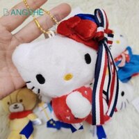 BANGSHE Bangshe Kt Cat Family Key Chain, PP Cotton Mềm Mại Sang Trọng Mặt Dây Chuyền Búp Bê Daniel, Fashione Girl Trái Tim Trang Sức Kỷ Niệm 50 Năm Kitty Sang Trọng Móc Khóa Cặp Đôi Cô Gái Quà Tặng Trẻ Em