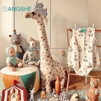 Bangshe Nhồi Bông Hươu Cao Cổ Búp Bê Kawaii Trang Trí Phòng Đồ Chơi Trẻ Em Bé Trai Bé Gái Quà Tặng Sinh Nhật Kích Thước Lớn Mô Phỏng Hươu Cao Cổ Sang Trọng