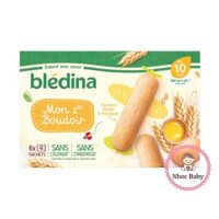 Bánh ăn dặm bledina vị trứng sữa cho bé 10m+ hộp 120g T2/25