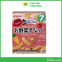 Bánh Ăn Dặm Cho Bé Pigeon Vị Cà Rốt Và Cà Chua