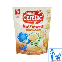 Bánh Ăn Dặm Dinh Dưỡng Nestlé Cerelac Nutripuffs Hương Vị Chuối & Cam Gói 50g (Dành cho trẻ từ 8 tháng tuổi)