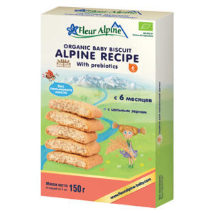 Bánh ăn dặm Fleur Alpine Organic Prebiotic 150g