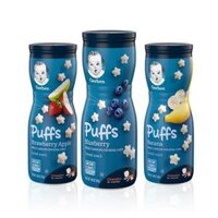 Bánh ăn Dặm Gerber Graduates Puffs Vị Việt Quất 42g Của Mỹ