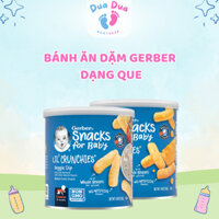 Bánh ăn dặm Gerber Lil's Crunchies dạng que vị phô mai vị rau củ dành cho bé trên 8 tháng - Dua Dua Baby