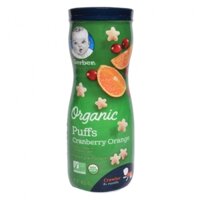 Bánh ăn dặm Gerber Organic vị nam việt quất và cam