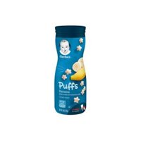 BÁNH ĂN DẶM GERBER ORGANIC PUFFS VỊ CHUỐI 42G