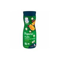 BÁNH ĂN DẶM GERBER ORGANIC PUFFS VỊ NAM VIỆT QUẤT CAM 42G