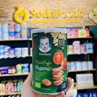 Bánh Ăn Dặm Gerber Organic Puffs Vị Cà Chua – 35g
