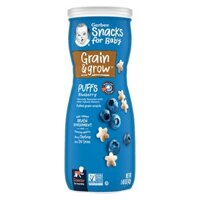 Bánh ăn dặm Gerber Puffs vị việt quất lon 42g (từ 8 tháng)