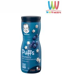 Bánh ăn dặm Gerber Puffs Blueberry 42g vị việt quất