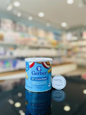 Bánh ăn dặm Gerber vị táo khoai lang 42g