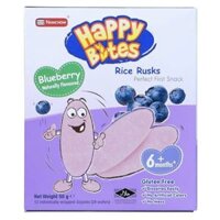 Bánh ăn dặm Happy bites 50g vị việt quất