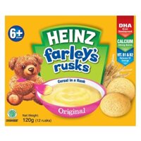 Bánh ăn dặm Heinz Farley's Rusks vị truyền thống (120g)(6m+)