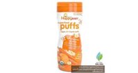 Bánh Ăn Dặm Hữu Cơ Happy Baby Puffs, Khoai Lang & Cà Rốt, 60g