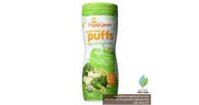 Bánh Ăn Dặm Hữu Cơ Happy Baby Puffs, Táo & Bông Cải, 60g