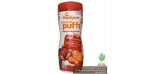 Bánh Ăn Dặm Hữu Cơ Happy Baby Puffs, Dâu Tây & Củ Dền, 60g