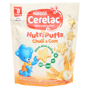 Bánh ăn dặm Nestle Cerelac Nutripuffs gói 50g