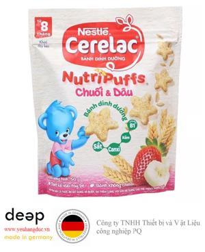 Bánh ăn dặm Nestle Cerelac Nutripuffs gói 50g