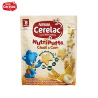 Bánh ăn dặm Nestlé Cerelac Nutripuffs vị chuối cam - 50g