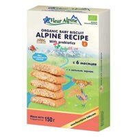 Bánh ăn dặm Organic Alpine Prebiotic Fleur Alpine (150g)