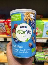 Bánh ăn dặm Organic Nestle NaturNes Bio -vị Chuối,mâm xôi,gạo,lúa mạch 8m+ (35g)