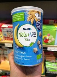 Bánh ăn dặm Organic Nestle NaturNes Bio -vị Chuối,gạo,lúa mạch 8m+ (35g)