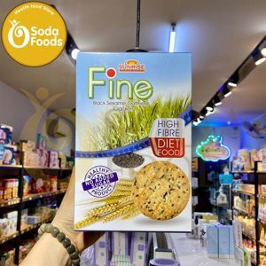 Bánh ăn kiêng yến mạch mè đen Fine Sunrise 178g