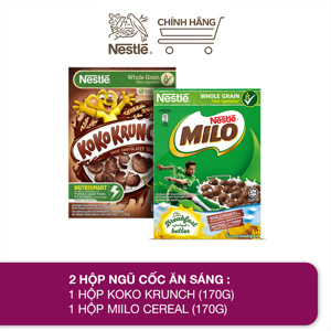 Bánh Ăn Sáng Nestle Milo Cereal (170g)