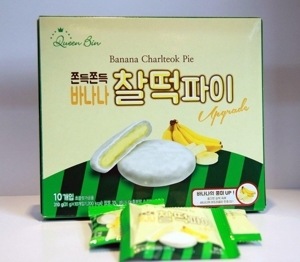 Bánh Banana Charlteok pie Queen Bin 310g
