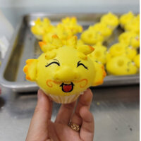Bánh bao nhân kim sa trứng muối  - mẫu bé rồng 2024 ( set 15 bánh )