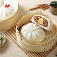 Bánh bao nhân thập cẩm trứng cút Đực việt gói 110g (1 cái)