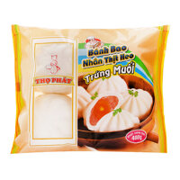 Bánh Bao Nhân Thịt Heo Trứng Muối Thọ Phát Gói 400g